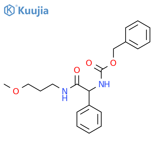 3-Methoxypropyl DL-N-cbz-phenylglycinamide structure