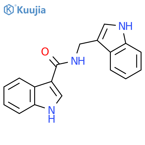 N-(1H-Indol-3-ylmethyl)-1H-indole-3-carboxamide structure