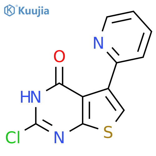 2-Chloro-5-(pyridin-2-yl)thieno[2,3-d]pyrimidin-4(3H)-one structure