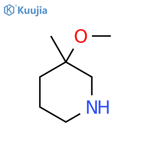 3-Methoxy-3-methylpiperidine structure