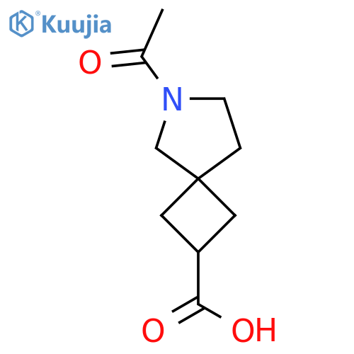 6-Acetyl-6-azaspiro[3.4]octane-2-carboxylic acid structure