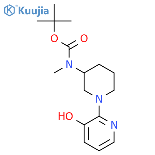 Tert-butyl (1-(3-hydroxypyridin-2-yl)piperidin-3-yl)(methyl)carbamate structure