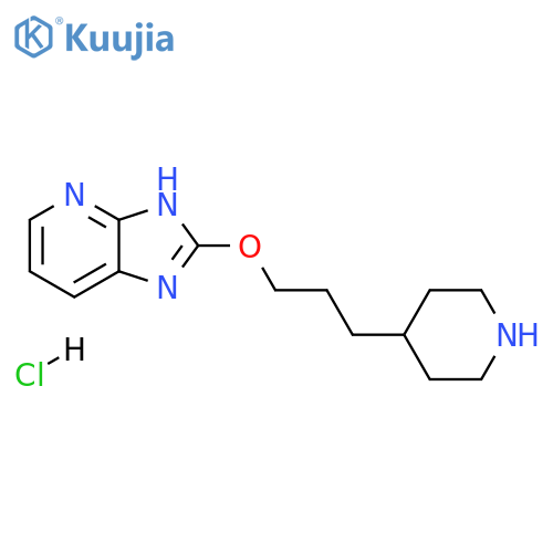 2-(3-(piperidin-4-yl)propoxy)-3H-imidazo[4,5-b]pyridine hydrochloride structure