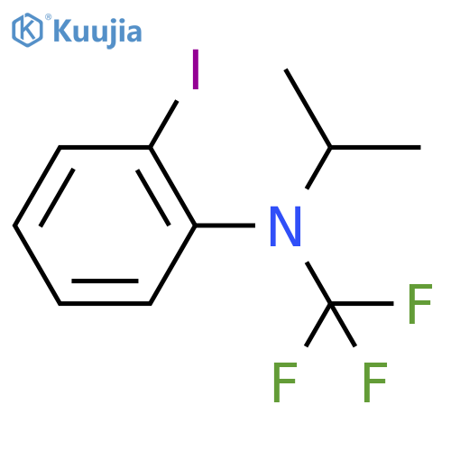 2-Iodo-N-isopropyl-N-(trifluoromethyl)aniline structure