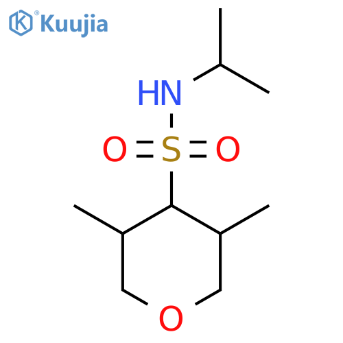 N-Isopropyl-3,5-dimethyltetrahydro-2H-pyran-4-sulfonamide structure