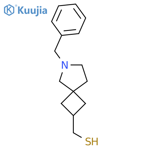 (6-Benzyl-6-azaspiro[3.4]octan-2-yl)methanethiol structure