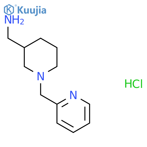 (1-(Pyridin-2-ylmethyl)piperidin-3-yl)methanamine hydrochloride structure