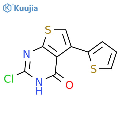 2-Chloro-5-(2-thienyl)thieno2,3-dpyrimidin-4(3H)-one structure