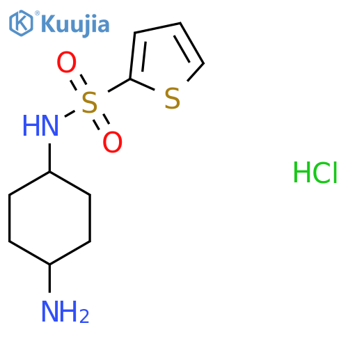 N-(4-Aminocyclohexyl)thiophene-2-sulfonamide hydrochloride structure