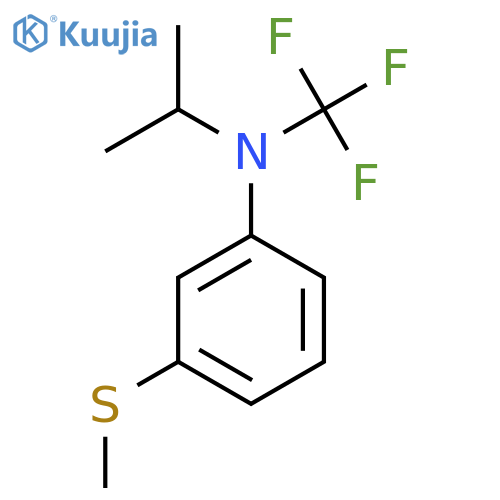 N-Isopropyl-3-(methylthio)-N-(trifluoromethyl)aniline structure