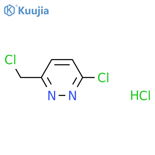 3-Chloro-6-(chloromethyl)pyridazine hydrochloride structure