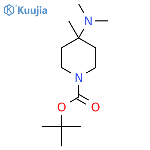 Tert-Butyl 4-(dimethylamino)-4-methylpiperidine-1-carboxylate structure