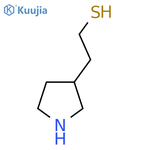 2-(pyrrolidin-3-yl)ethane-1-thiol structure