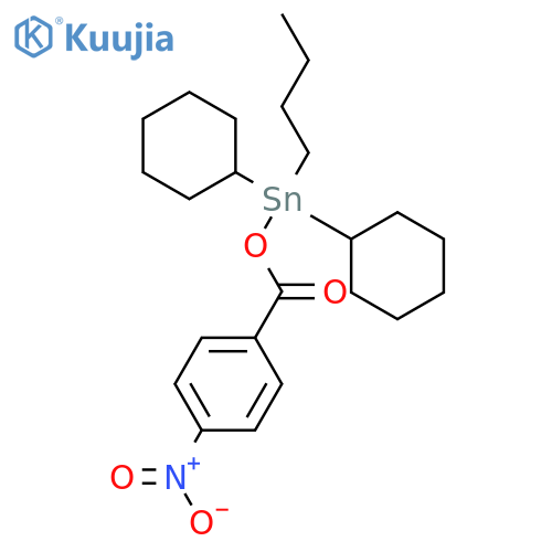Stannane, butyldicyclohexyl[(4-nitrobenzoyl)oxy]- structure