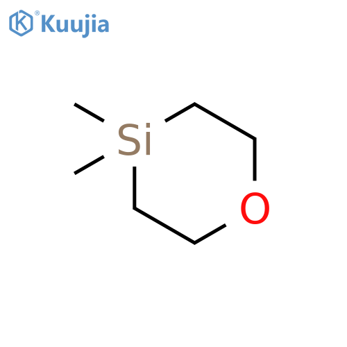 1-Oxa-4-silacyclohexane, 4,4-dimethyl- structure