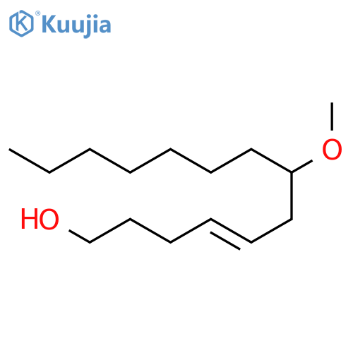 4-Tetradecen-1-ol, 7-methoxy-, (E)-(±)- structure
