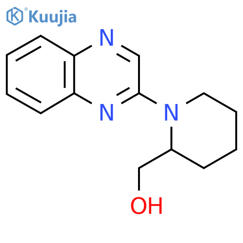 (1-(Quinoxalin-2-yl)piperidin-2-yl)methanol structure