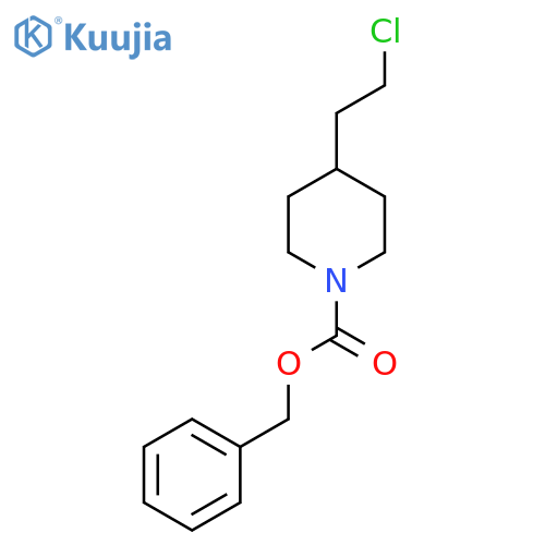 Benzyl 4-(2-chloroethyl)piperidine-1-carboxylate structure