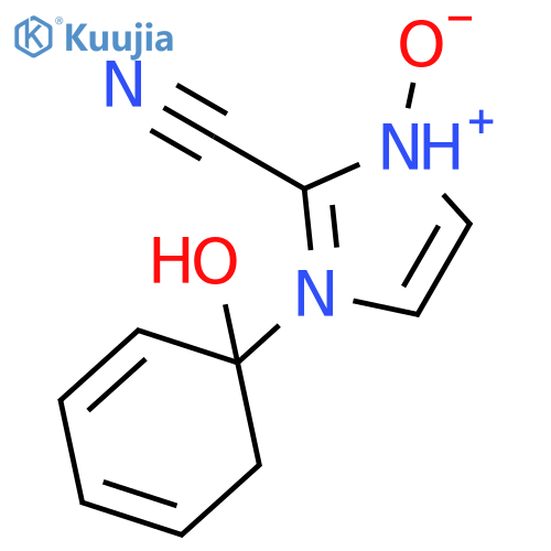 1H-Imidazole-2-carbonitrile, 1-hydroxyphenyl-, 3-oxide structure