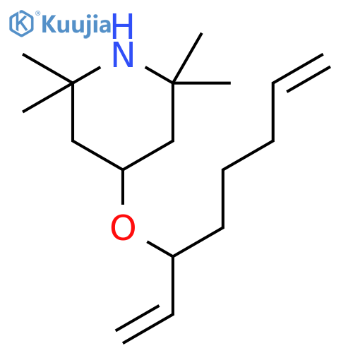 2,2,6,6-Tetramethyl-4-[(octa-1,7-dien-3-yl)oxy]piperidine structure