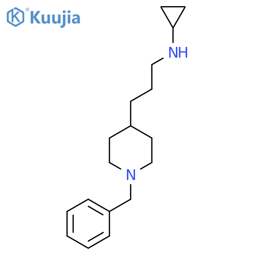 N-(3-(1-Benzylpiperidin-4-yl)propyl)cyclopropanamine structure