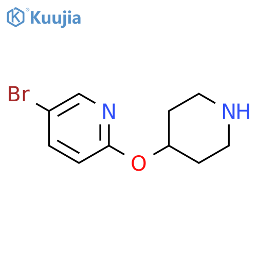 5-bromo-2-(piperidin-4-yloxy)pyridine hydrochloride structure