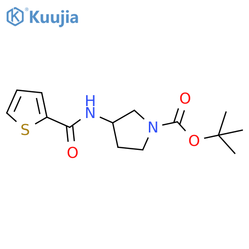 Tert-Butyl 3-(thiophene-2-carboxamido)pyrrolidine-1-carboxylate structure