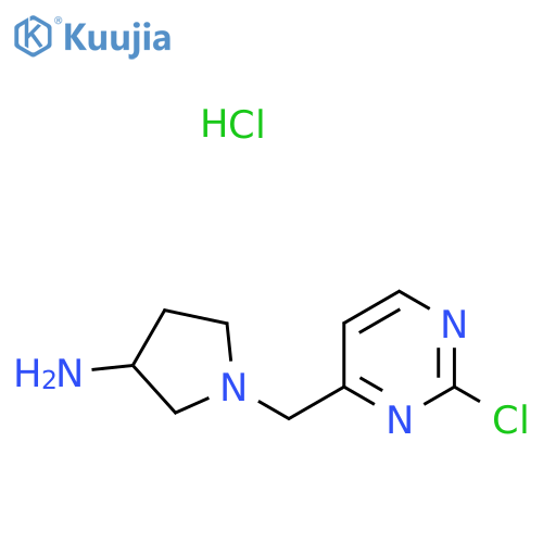 1-(2-Chloropyrimidin-4-ylmethyl)pyrrolidin-3-ylamine hydrochloride structure