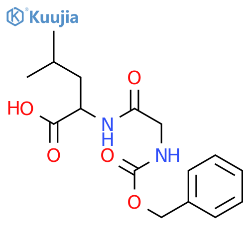 Z-GLY-LEU-OH structure