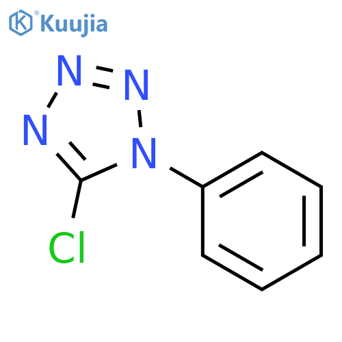 5-chloro-1-phenyl-1H-1,2,3,4-tetrazole structure