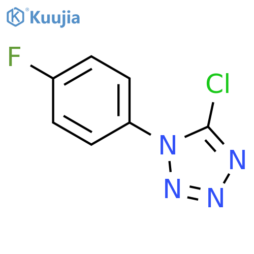 1H-Tetrazole, 5-chloro-1-(4-fluorophenyl)- structure