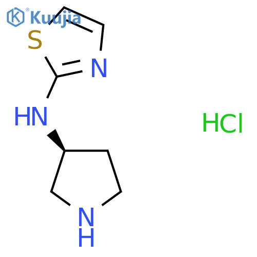 (S)-N-(Pyrrolidin-3-yl)thiazol-2-amine hydrochloride structure