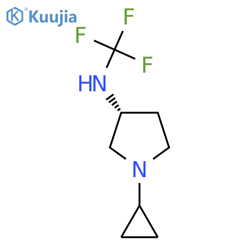 (R)-1-Cyclopropyl-N-(trifluoromethyl)pyrrolidin-3-amine structure