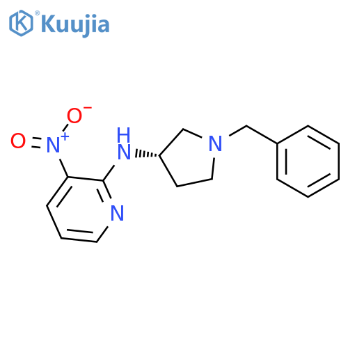 (S)-N-(1-Benzylpyrrolidin-3-yl)-3-nitropyridin-2-amine structure