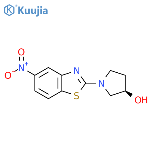 (R)-1-(5-Nitrobenzo[d]thiazol-2-yl)pyrrolidin-3-ol structure