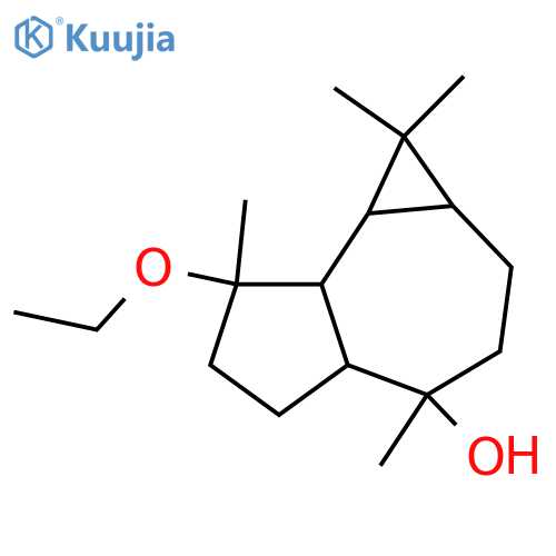 4,10-Aromadendranediol; (1α,4β,5β,6α,7α,10α)-form, 4-Et ether structure