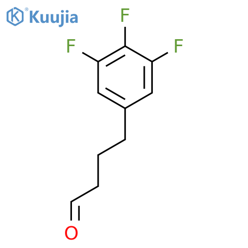 4-(3,4,5-trifluorophenyl)butanal structure