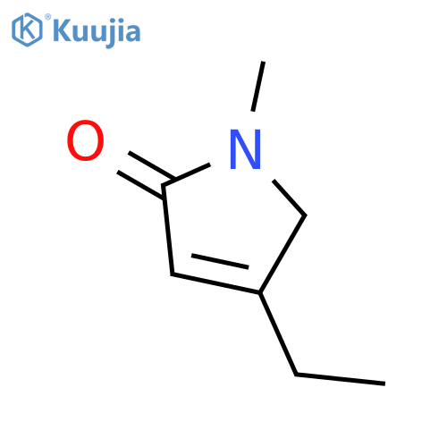2H-Pyrrol-2-one,4-ethyl-1,5-dihydro-1-methyl- structure