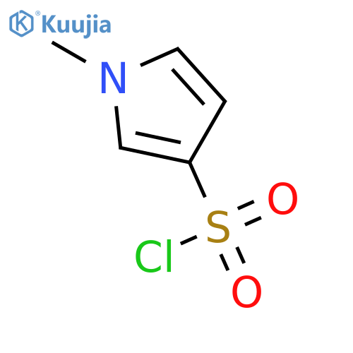 3-(Chlorosulphonyl)-1-methyl-1H-pyrrole structure