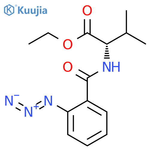 L-Valine, N-(2-azidobenzoyl)-, ethyl ester structure