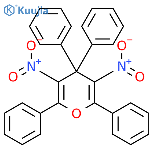 4H-Pyran, 3,5-dinitro-2,4,4,6-tetraphenyl- structure