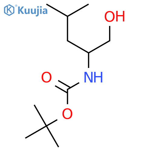 N-Boc-DL-Leucinol structure