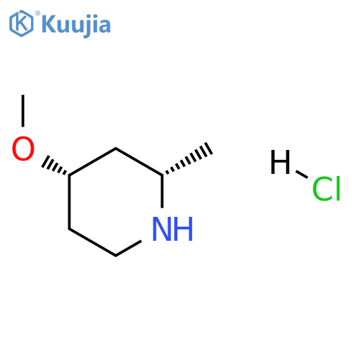 (2R,4R)-4-methoxy-2-methylpiperidine hydrochloride structure