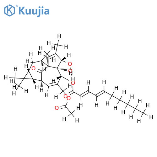 5-O-(2'E,4'E-decadienoyl)-20-O-acetylingenol structure