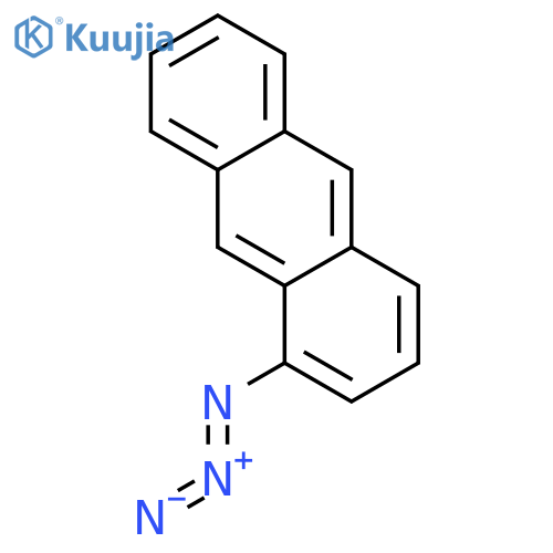Anthracene, 1-azido- structure