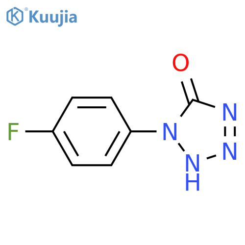 1-(4-fluorophenyl)-4,5-dihydro-1H-1,2,3,4-tetrazol-5-one structure