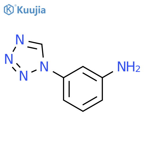 3-(1H-1,2,3,4-tetrazol-1-yl)aniline structure