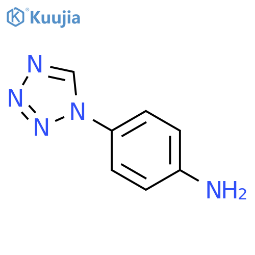 4-(1H-1,2,3,4-tetrazol-1-yl)aniline structure
