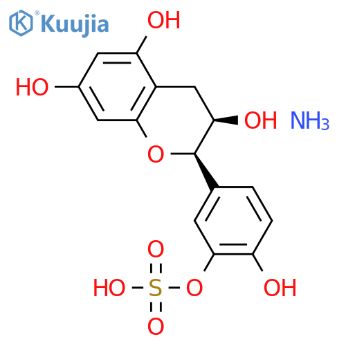 3'-O-Sulfate-Epicatechin Ammonium Salt structure