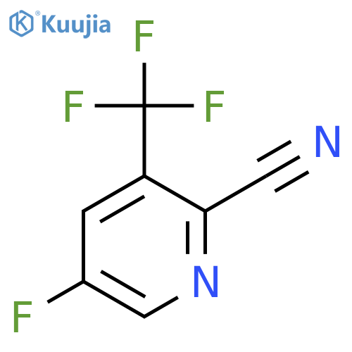 5-Fluoro-3-(trifluoromethyl)picolinonitrile structure